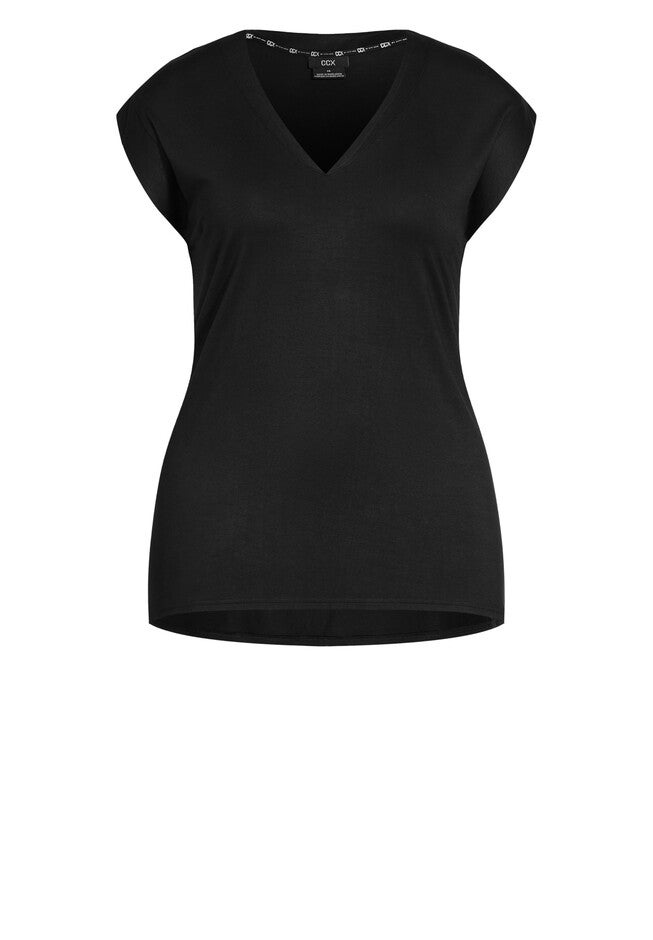 Dynamic V Top - black, BLACK, alternate image number null