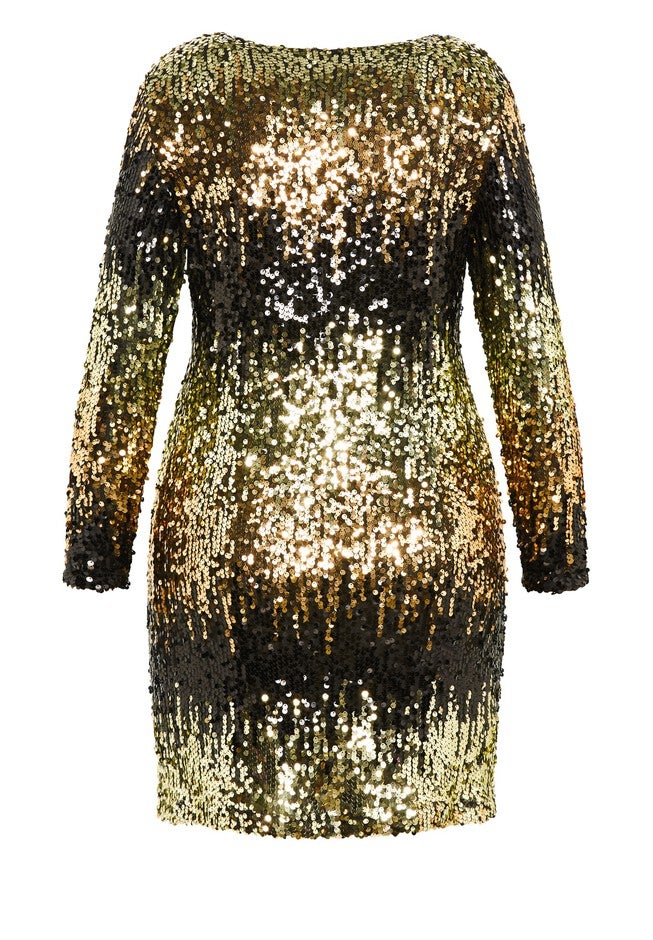 Reese Dress - gold, YELLOW, alternate image number null