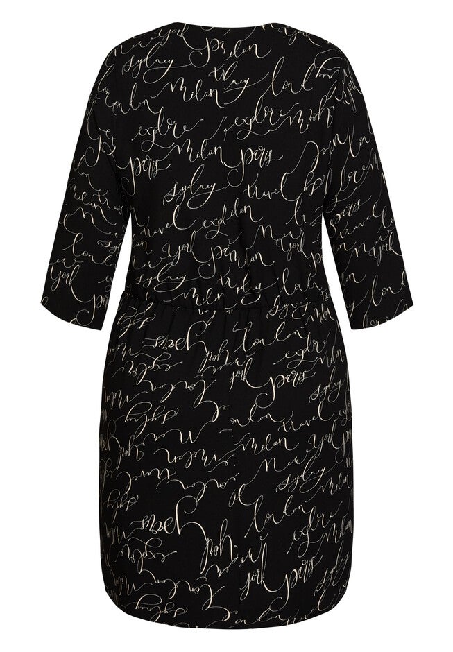 Modern Electric Dress - black, BLACK, alternate image number 5