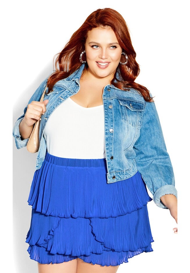 Pleat Away Short - cobalt, BLUE, on-hover image number 1