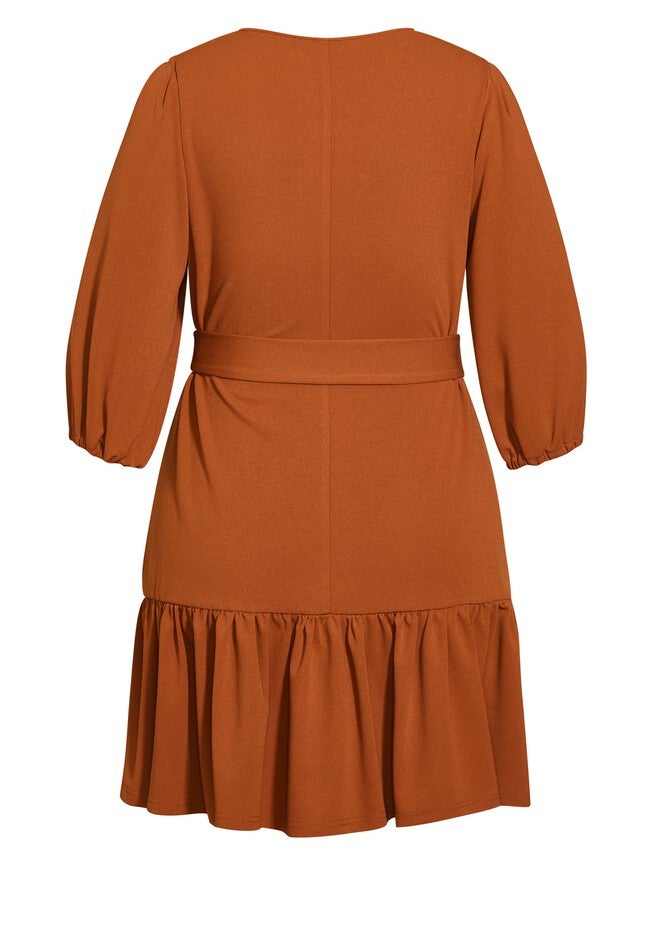 Love Me Knot Dress - ginger, ORANGE, alternate image number 3