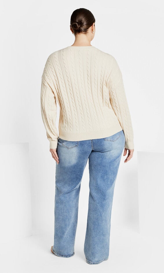 Kenia Sweater - cream, CREAM, alternate image number 2