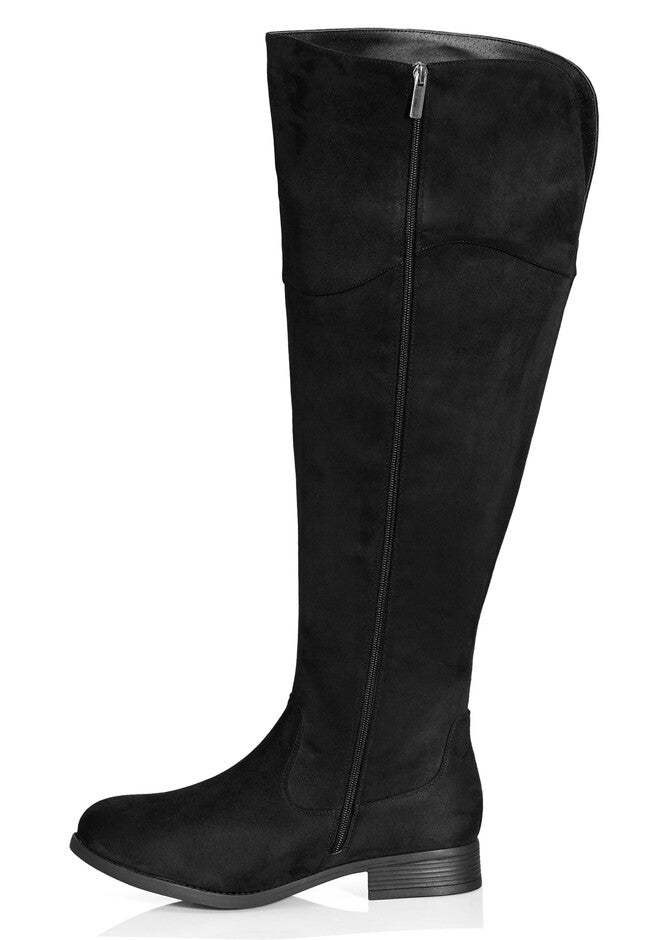 Nadia Wide Width Tall Boot, BLACK, alternate image number null