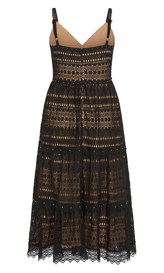 Mia Lace Dress - black, BLACK, alternate image number 3