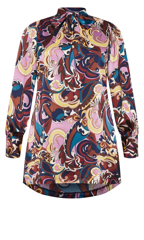 Mara Print Dress - lilac, ENVY, alternate image number 4