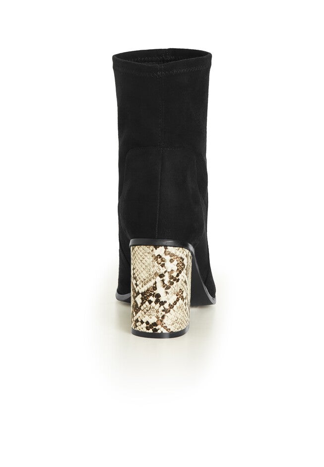 WIDE FIT Kendra Ankle Boot - black, BLACK, alternate image number null
