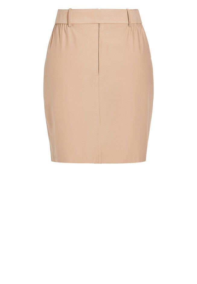 Perfect Suit Skirt - caramel, BROWN, alternate image number null