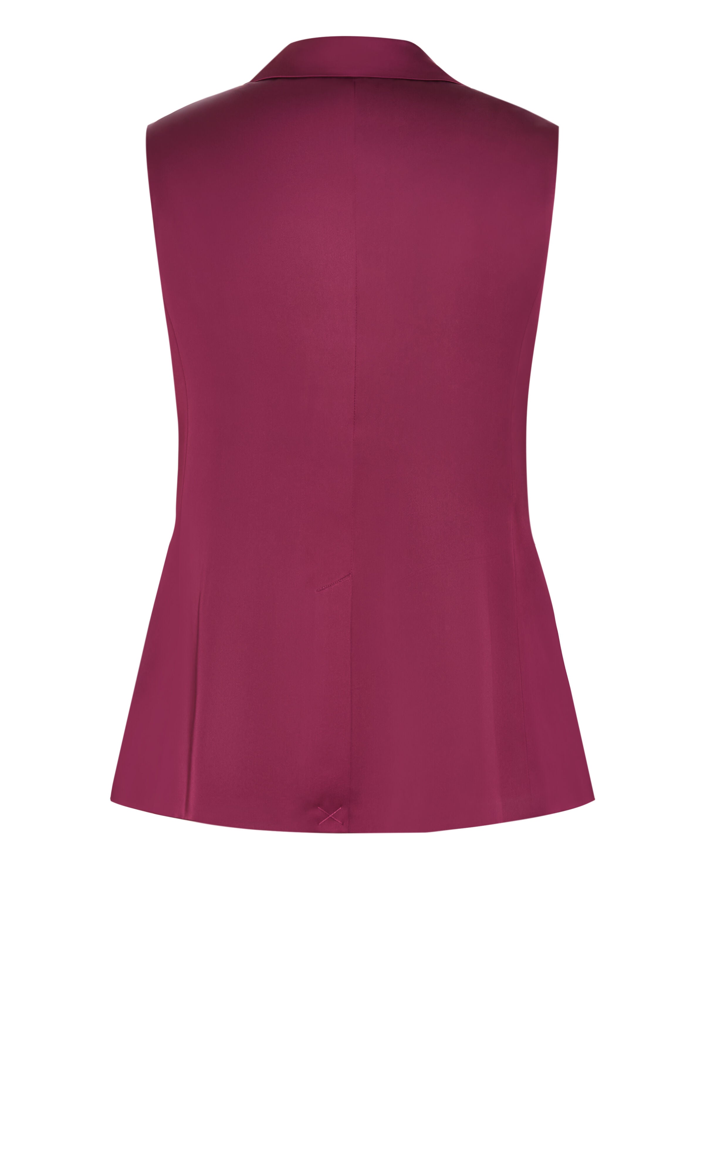 Rylie Satin Vest, RED, alternate image number 4