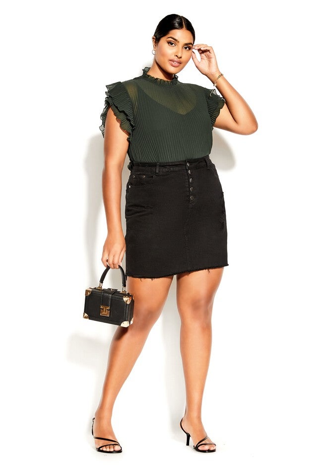 Off Beat Top - khaki, BROWN, on-hover image number null