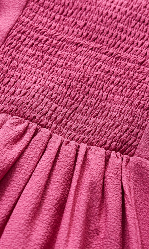 Fee Frill Maxi Dress - magenta, PINK, alternate image number null
