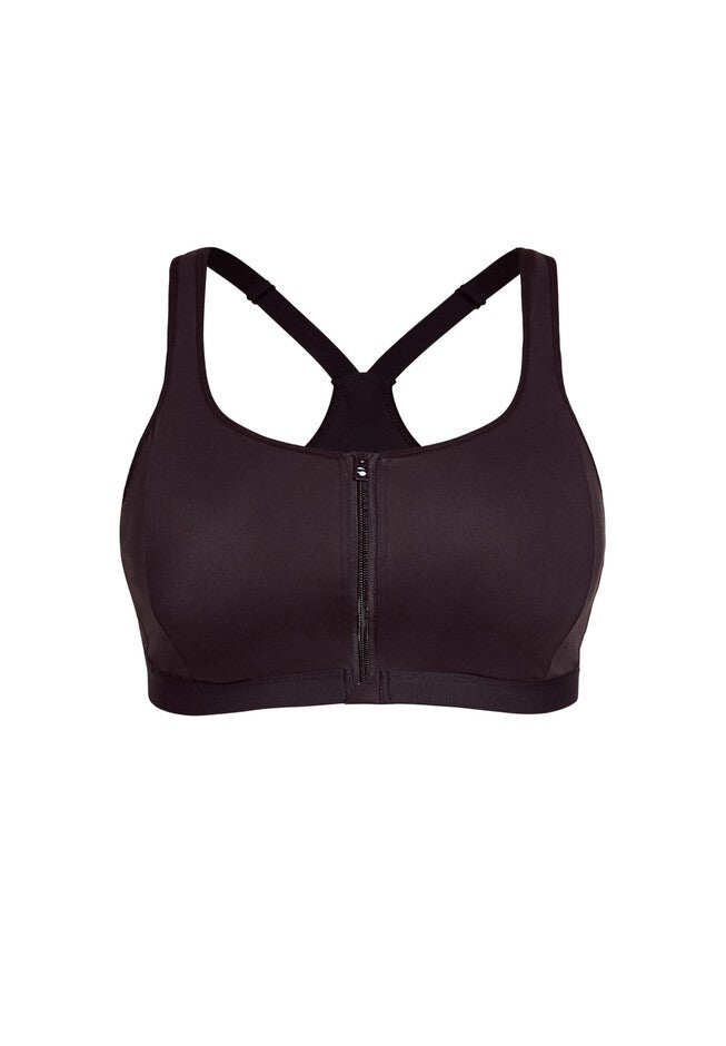 Sports Bra, BLACK, alternate image number 2