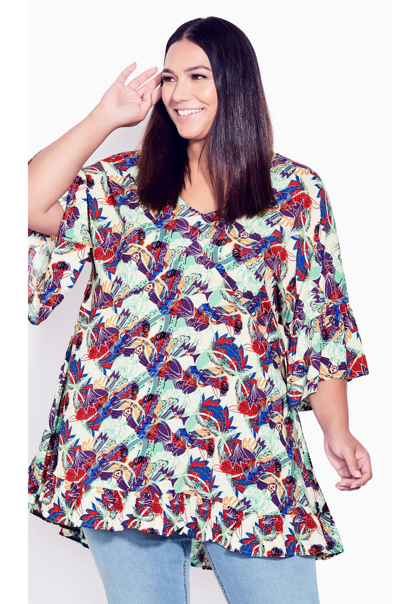 Harper Tunic, ABSTRACT, alternate image number 3