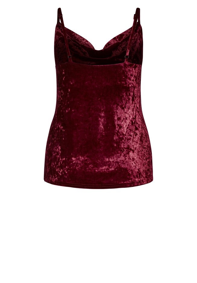 Velvet Lust Cami - ruby, RED, alternate image number null