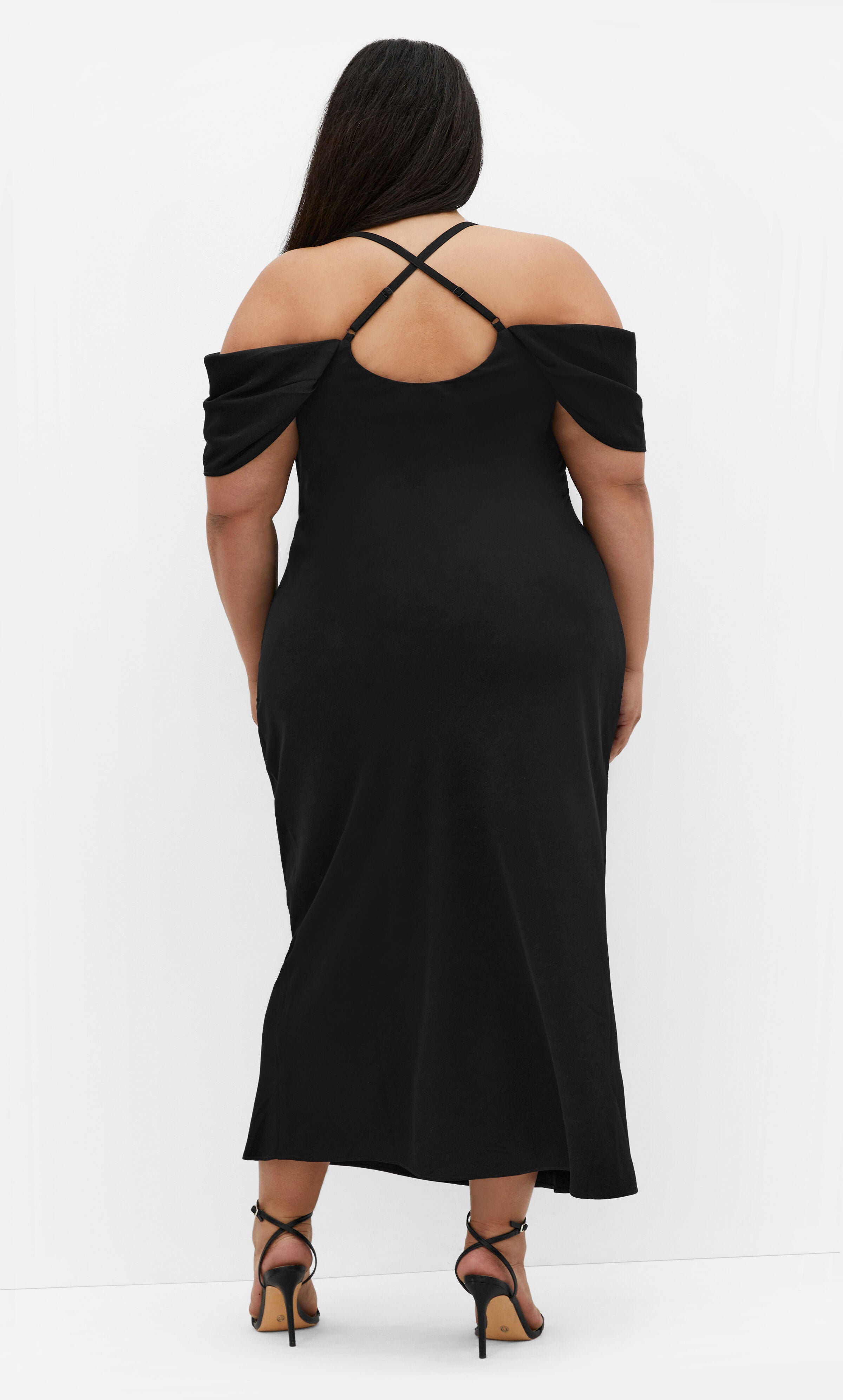 Cady Dress - black, BLACK, alternate image number 1