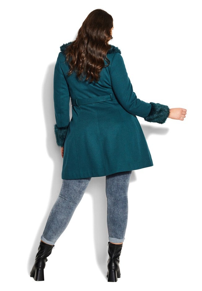 Make Me Blush Coat - alpine, GREEN, alternate image number null