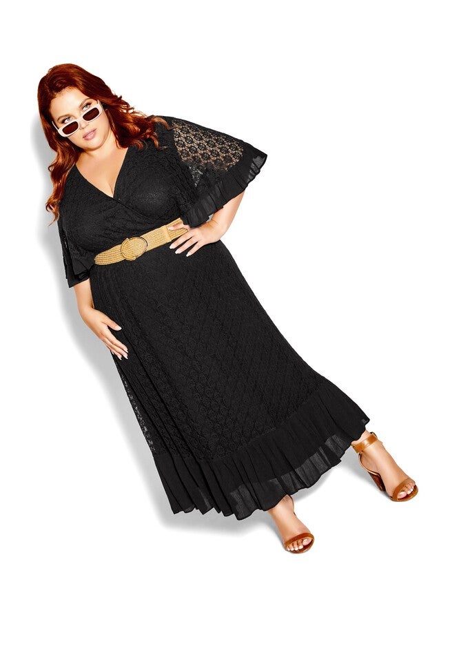 Holland Maxi Dress - black, BLACK, alternate image number 4