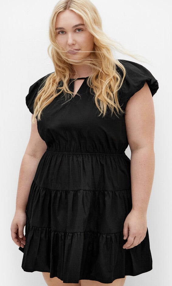 Alina Dress - black, BLACK, alternate image number 2