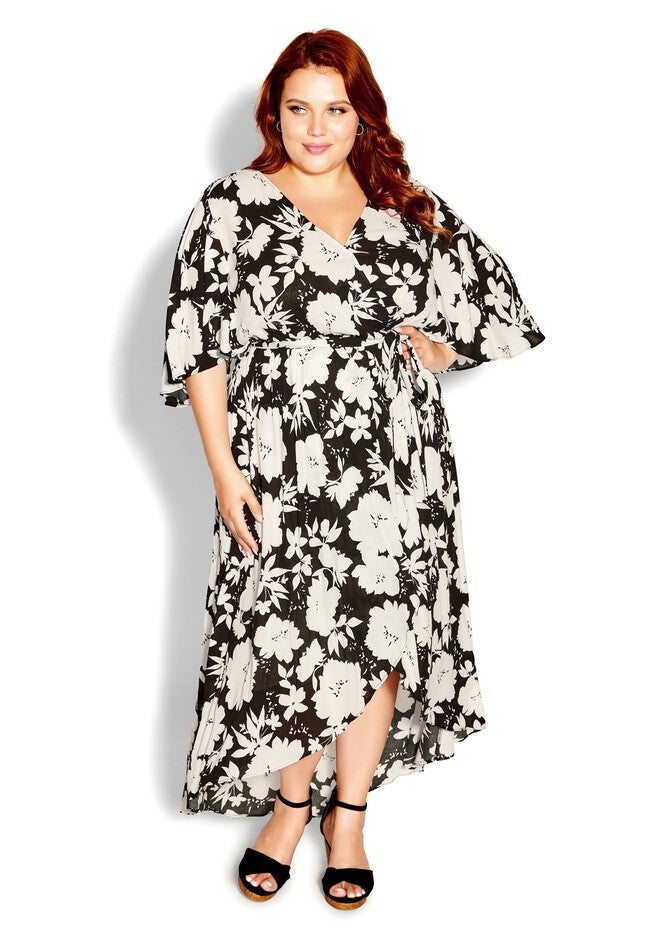 Evelyn Maxi Dress - black, BLACK, hi-res image number null