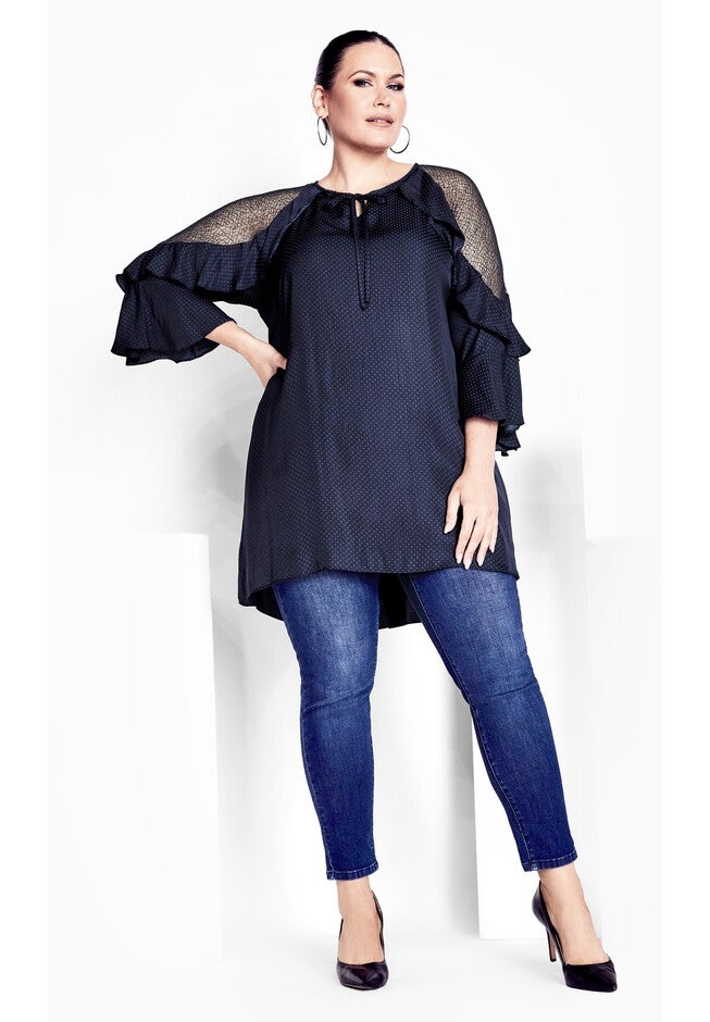 Margot L Tunic, NAVY, on-hover image number null