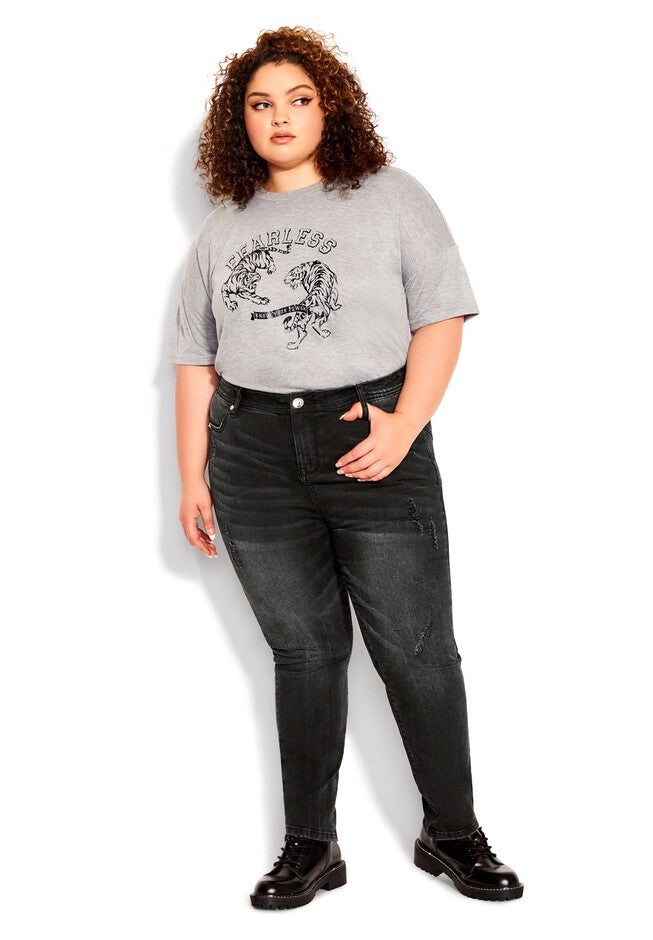 Status Skinny Jean, WASHED BLACK, on-hover image number null