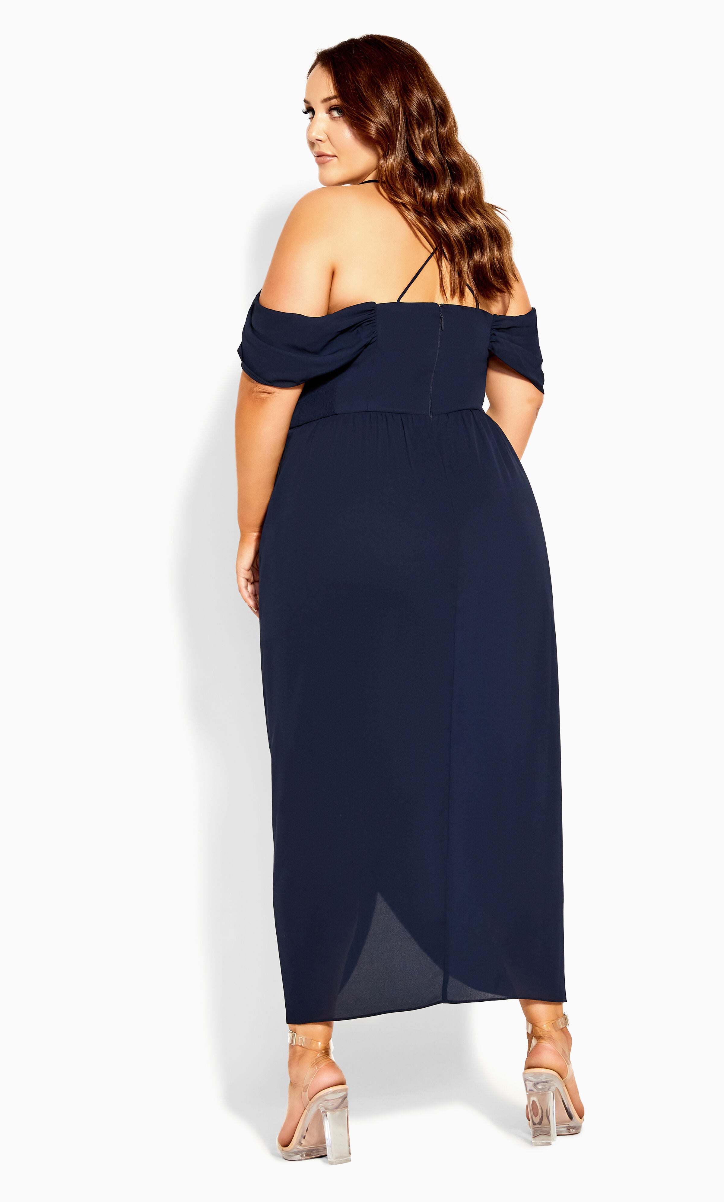 Entwine Maxi Dress - navy, BLUE, alternate image number 3