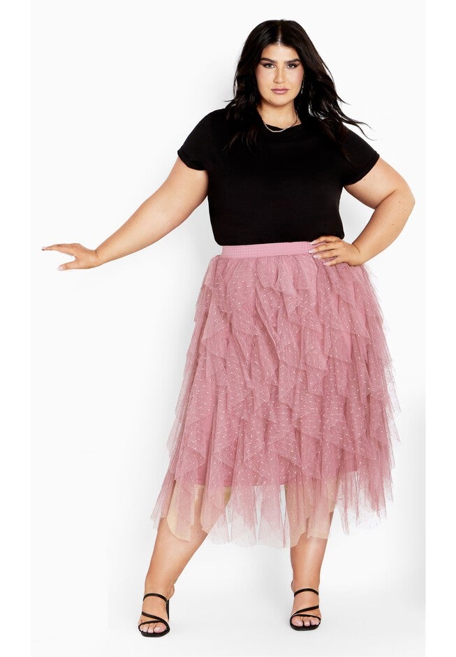 Maisie Skirt - dusty orchid, PURPLE, on-hover image number null