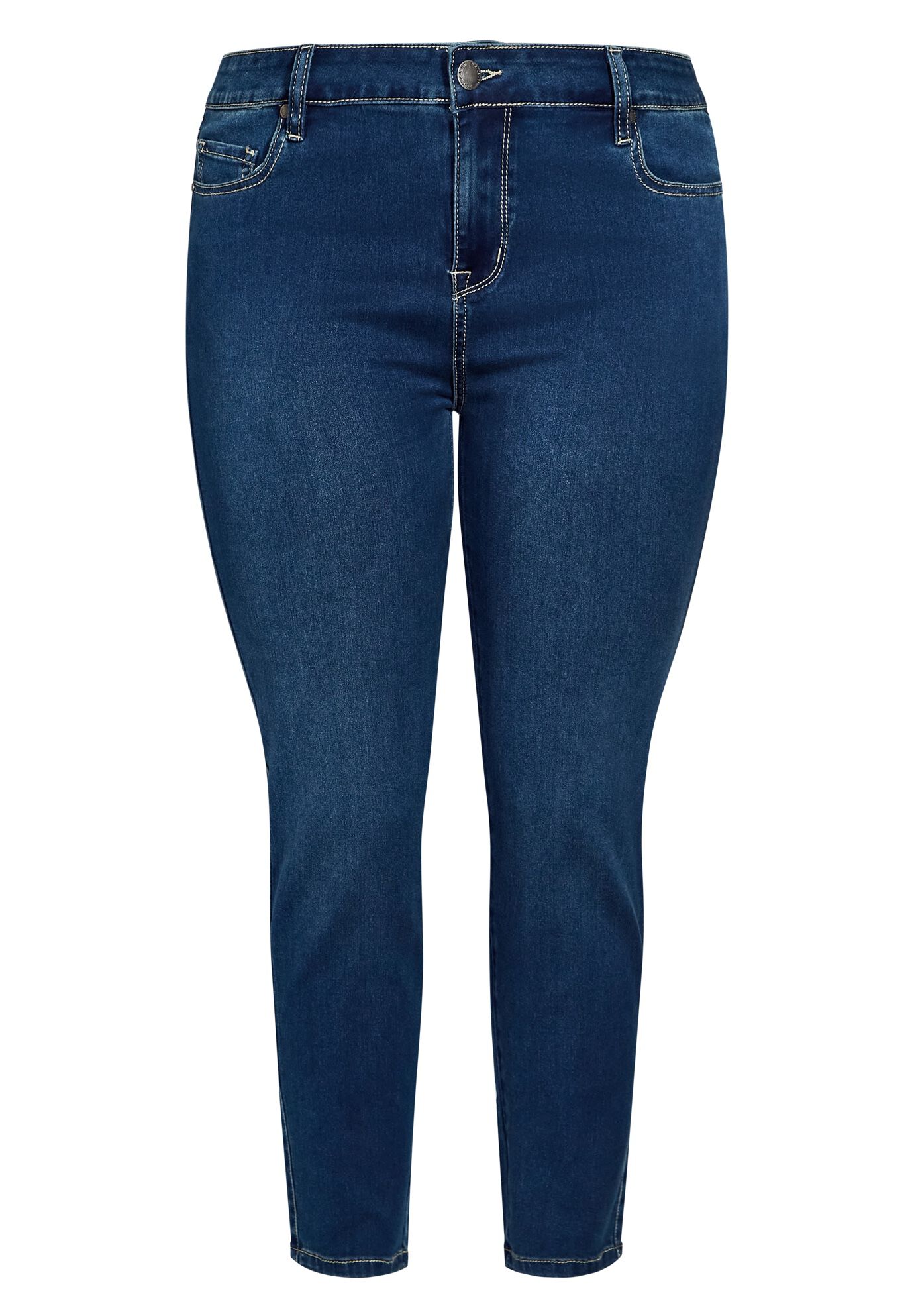 Stretch Skinny Jean, DARK WASH, alternate image number 2