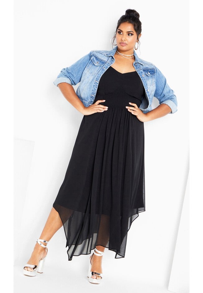 Maxine Maxi Dress - black, BLACK, alternate image number null