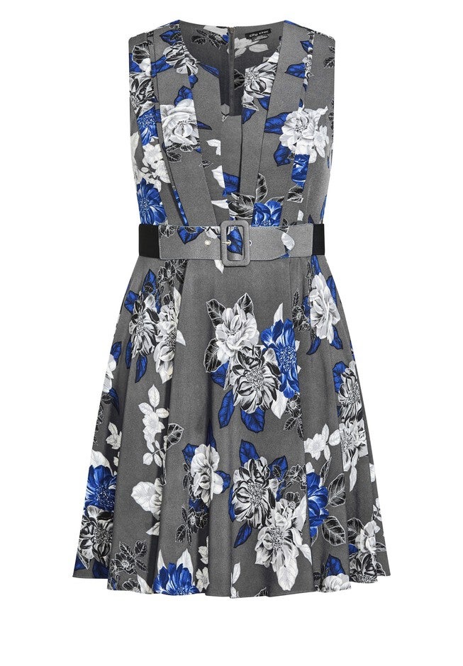 Isabel Dress - slate, GREY, alternate image number null