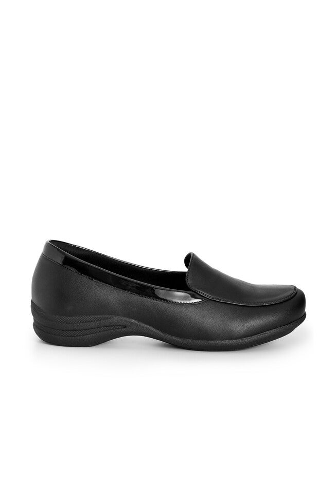 Azalea Comfort Flat, BLACK, on-hover image number 1