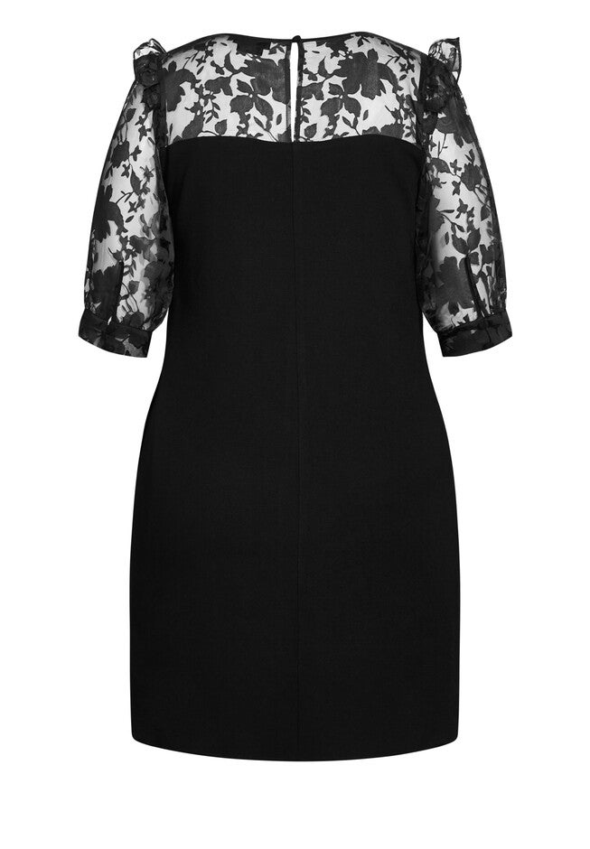 Sweet Organza Dress - black, BLACK, alternate image number 2