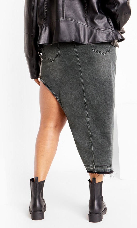 Remi Skirt - black wash, BLACK, alternate image number 2