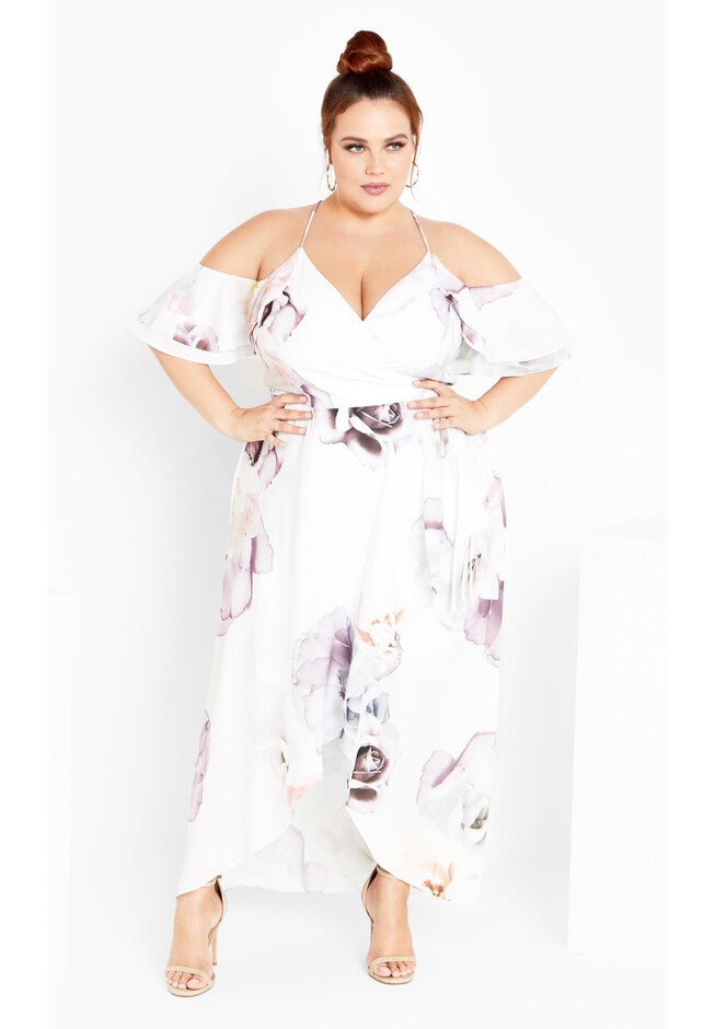 Sweet Bella Maxi Dress - ivory, WHITE, on-hover image number null