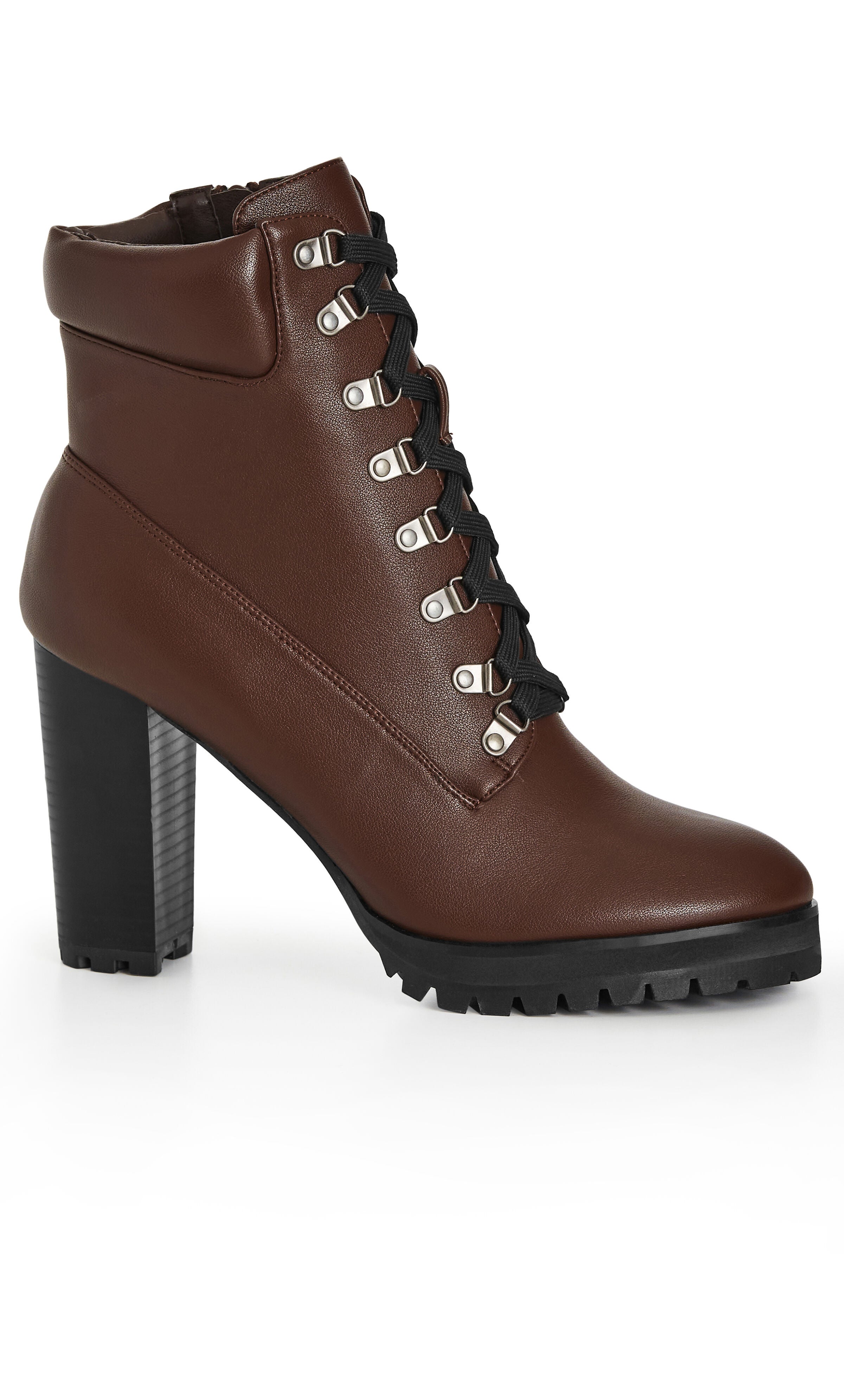 WIDE FIT Watson Ankle Boot - chocolate brown, RED WHITE BLUE, hi-res image number 0