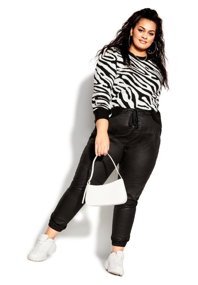 Tiger Love Sweater - black, BLACK, on-hover image number 1