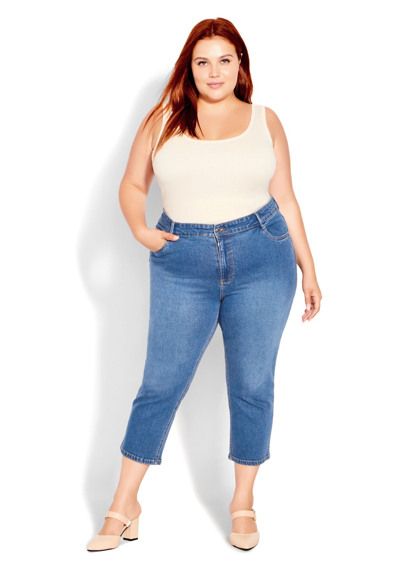 Avenue denim capris new arrivals