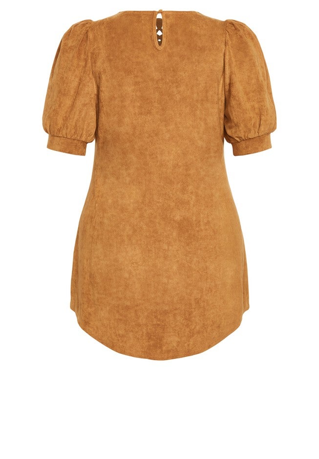 Whitney Dress - caramel, BROWN, alternate image number null