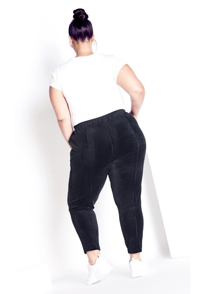 Velour Panel Pant, SLATE, on-hover image number null