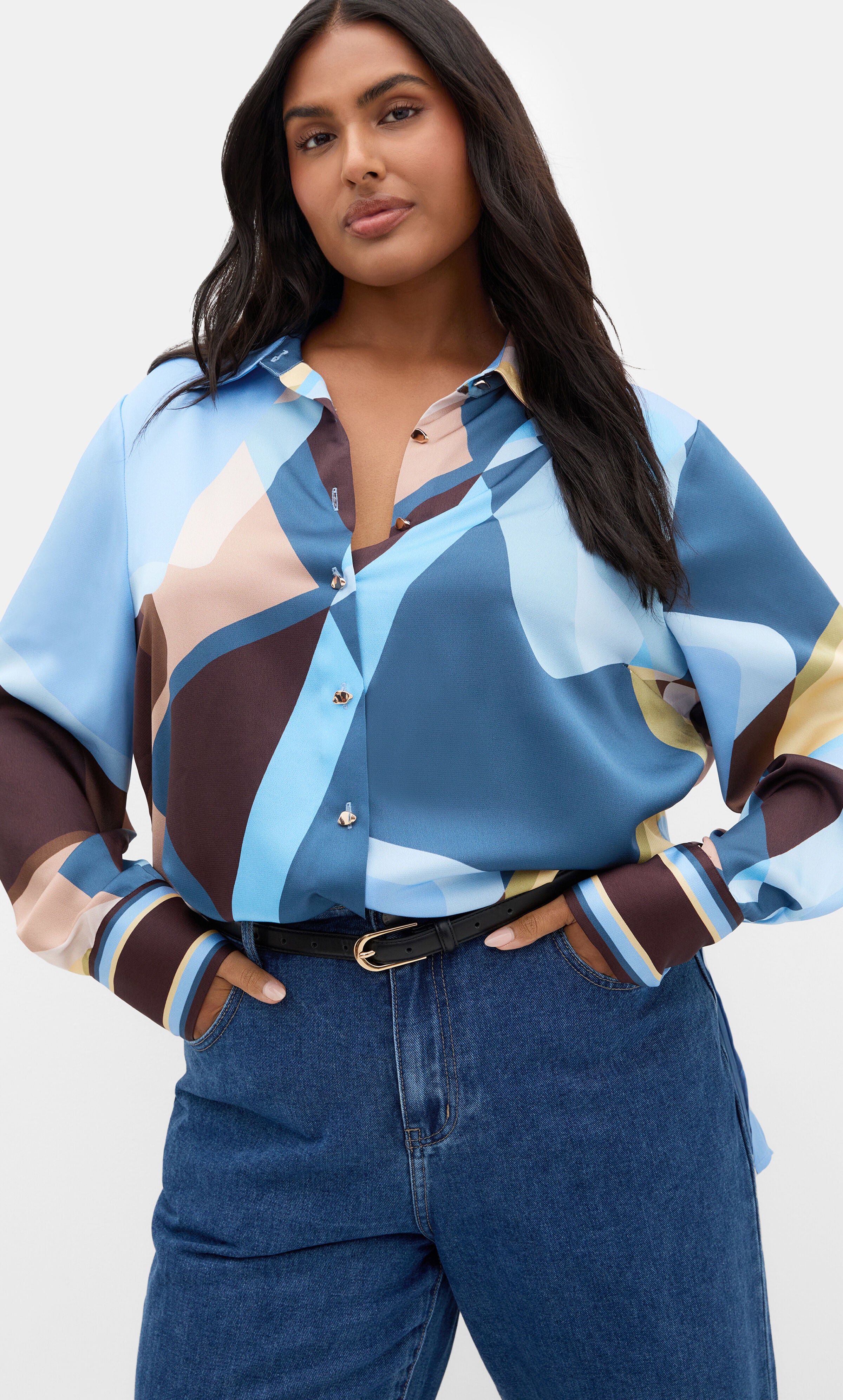 Amaya Abstract Print Shirt