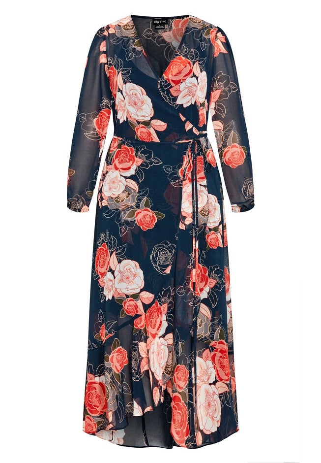 Sadie Maxi Dress - navy, BLUE, alternate image number 3