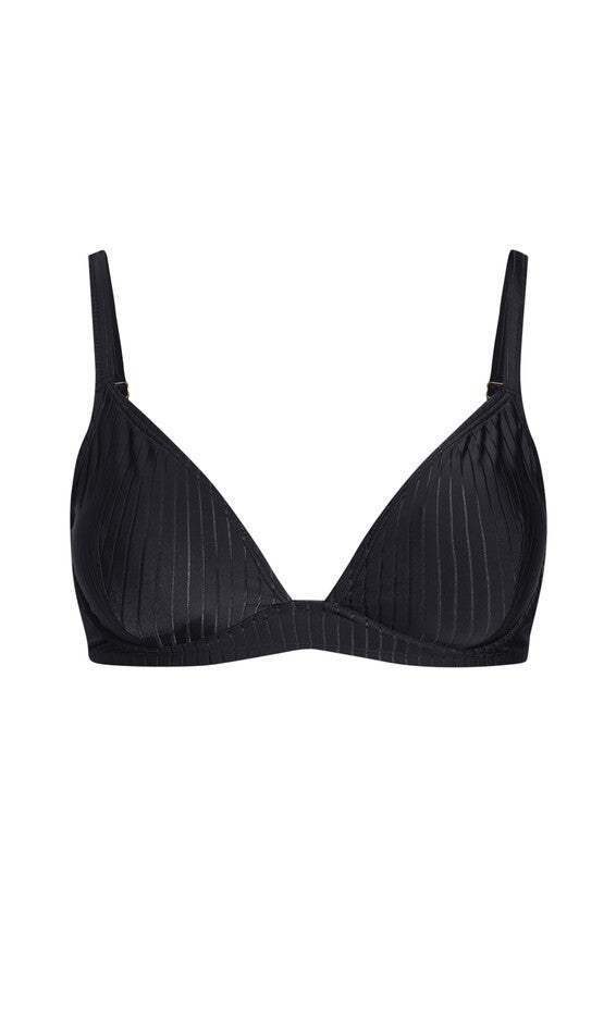 Java Longline Underwire Bikini Top - black, BLACK, alternate image number 3