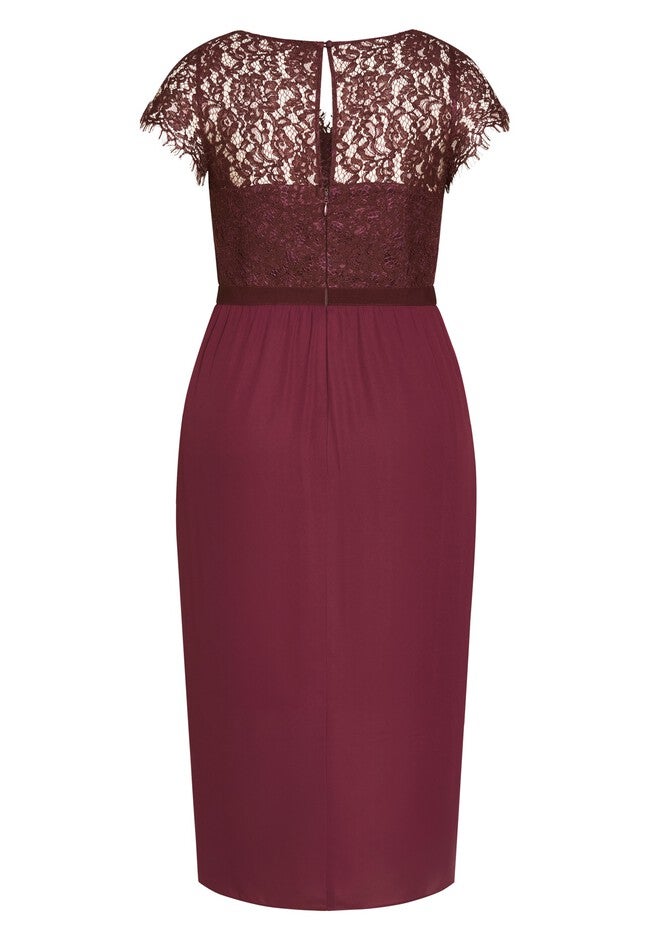 Chelsea Dress - bordeaux, RED, alternate image number 4