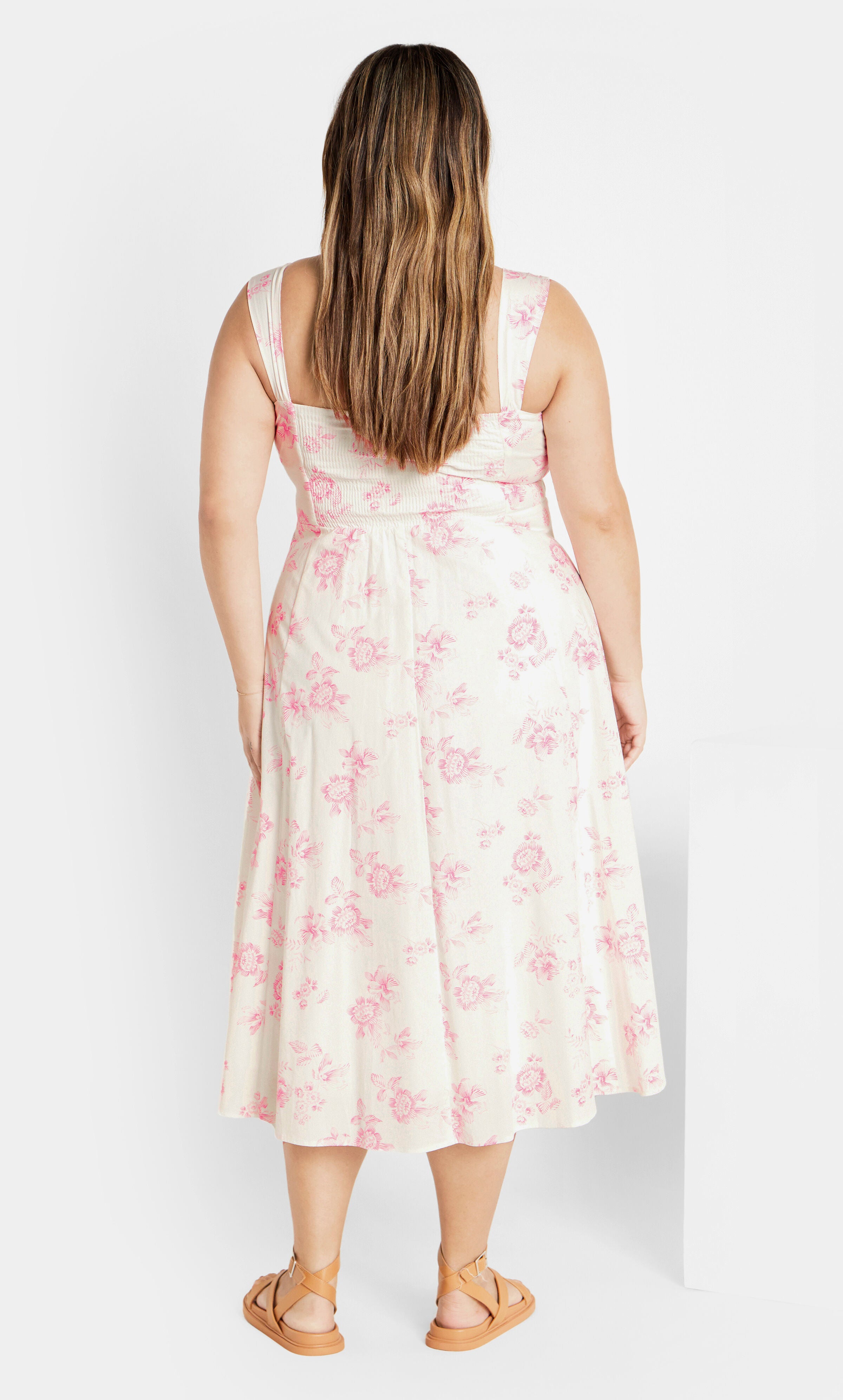 Marylou Print Dress - pink, WHITE, alternate image number 2