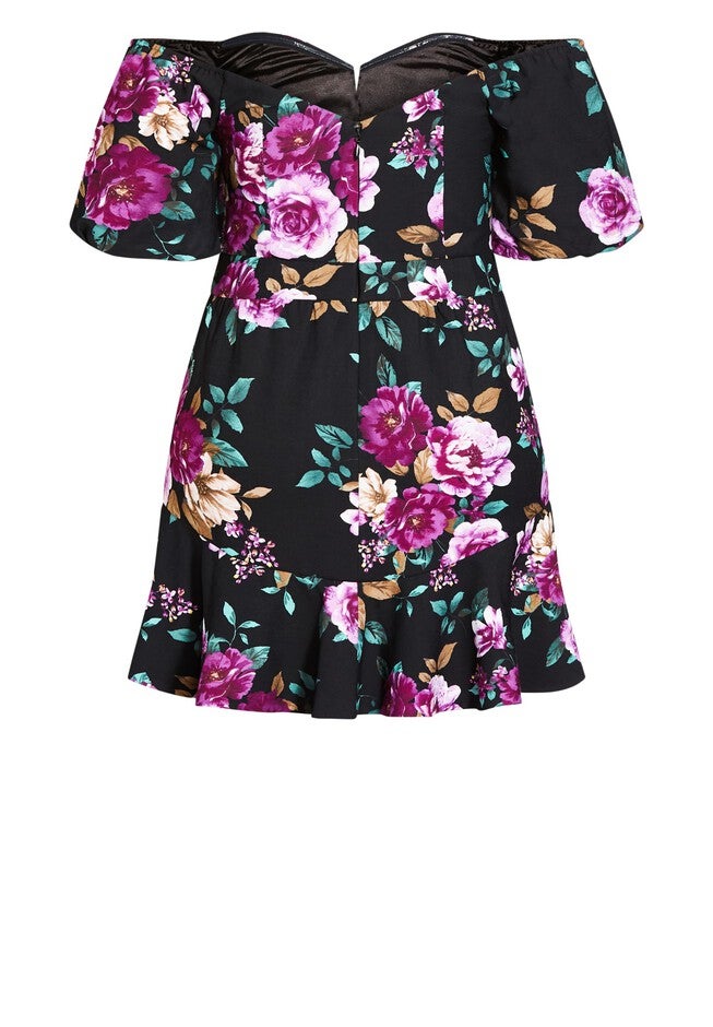 Olivia Dress - black, BLACK, alternate image number null