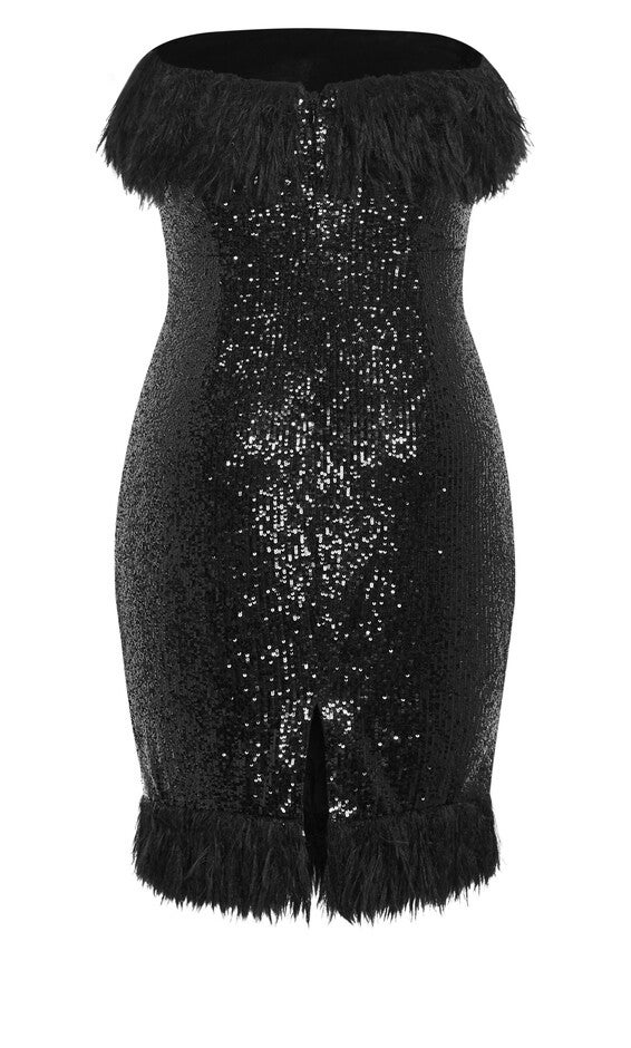 Ezra Dress - black, BLACK, alternate image number null