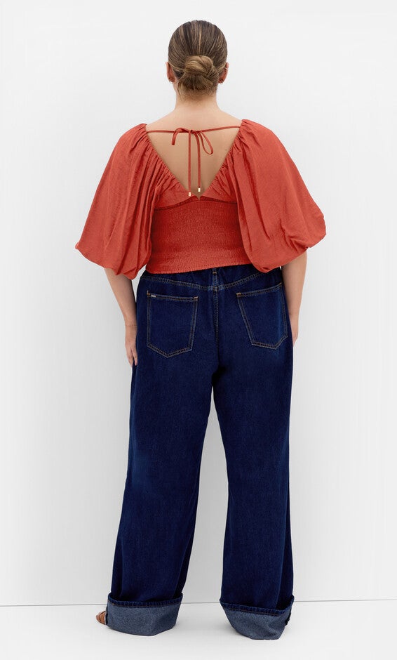 Peta Top - cinnamon, BROWN, alternate image number null