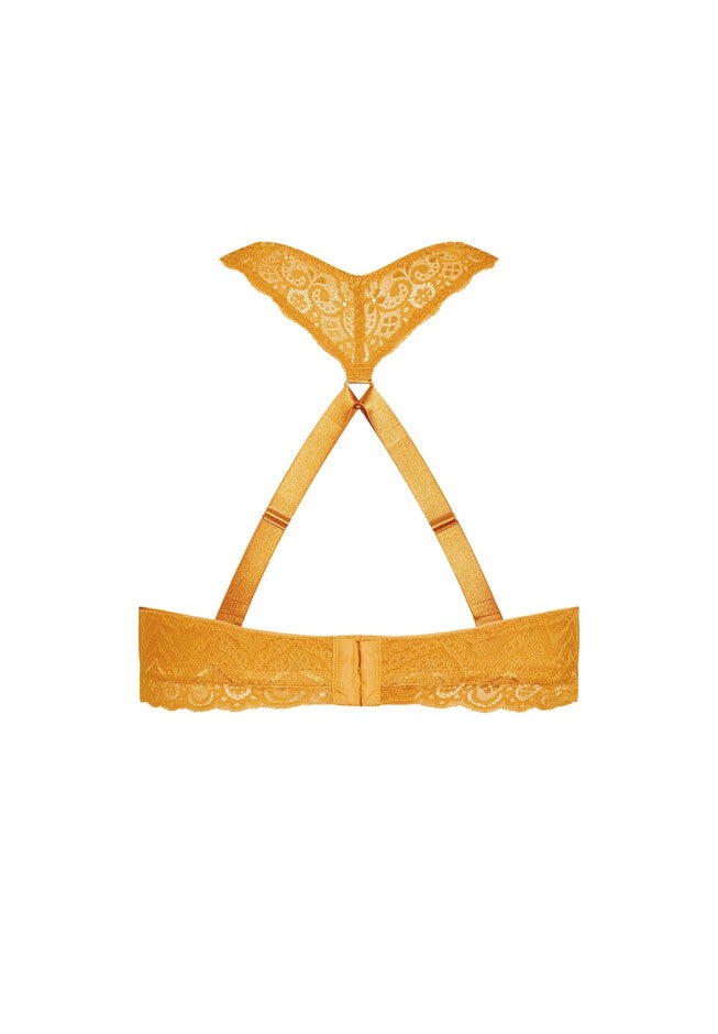 Racer Back Bralette - marigold, ORANGE, alternate image number 3