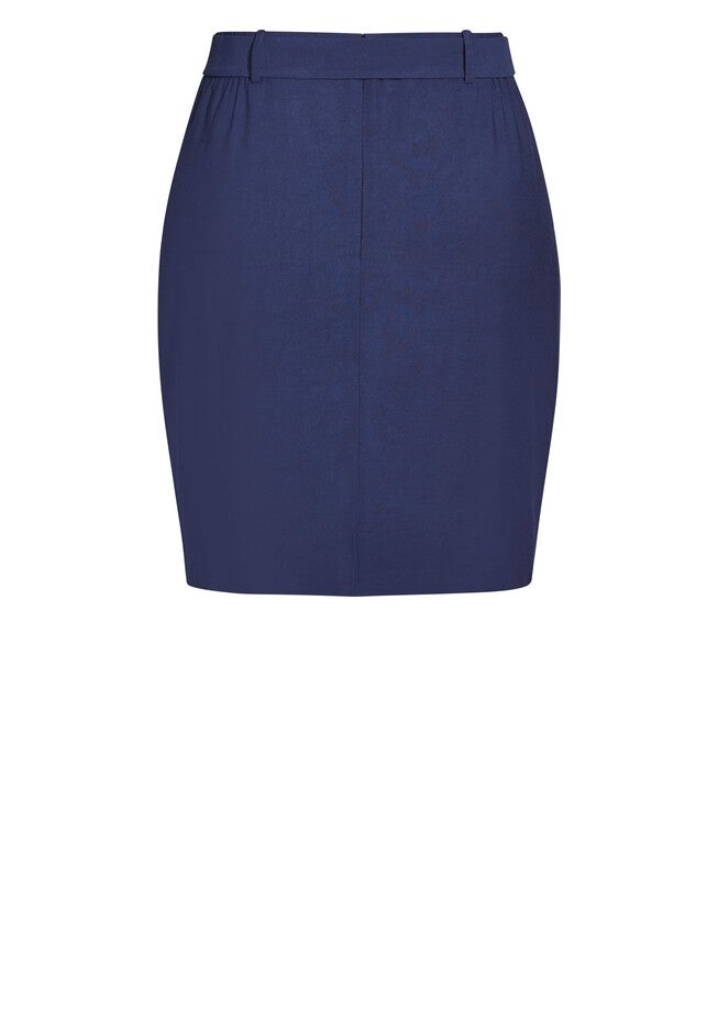 Perfect Suit Skirt - navy, BLUE, alternate image number null