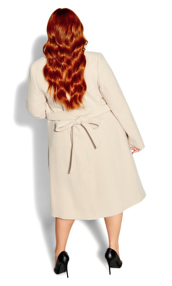 Sassy Military Coat - buff, BEIGE, alternate image number 3