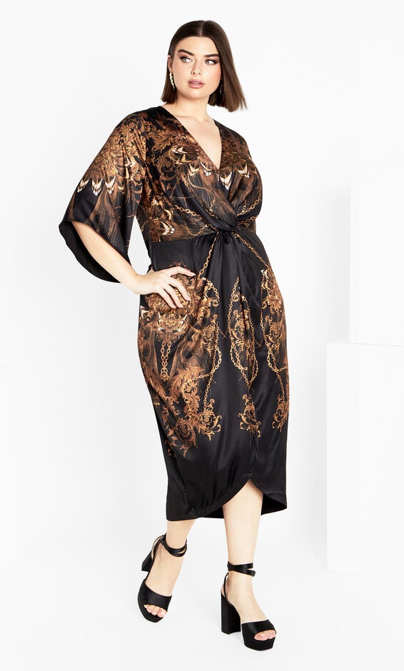 Priscilla Dress - gold, GOLD, alternate image number null